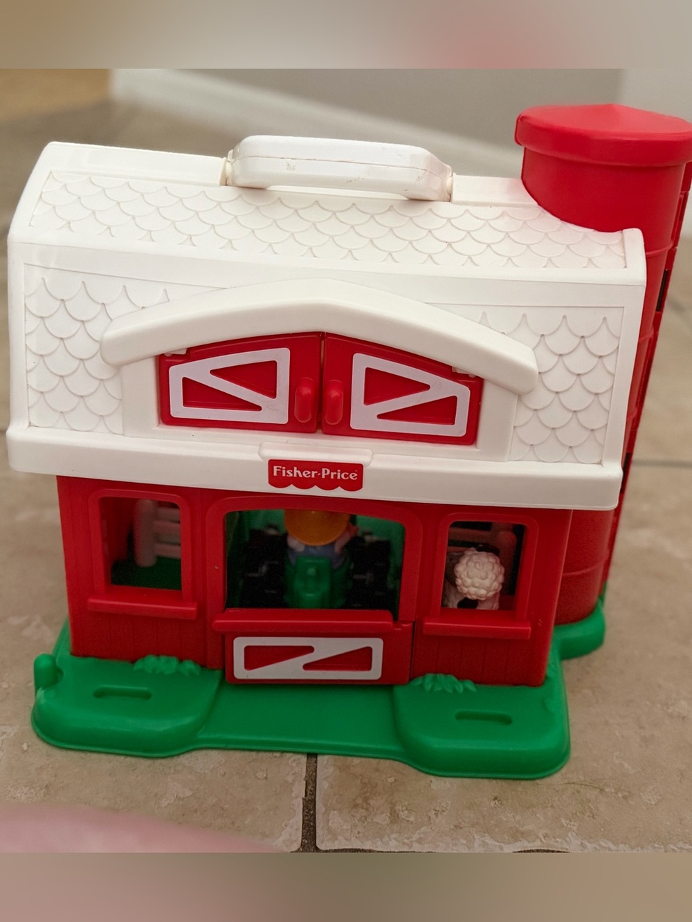 VTG Little People 1995 Chunky Farm Barn Set
